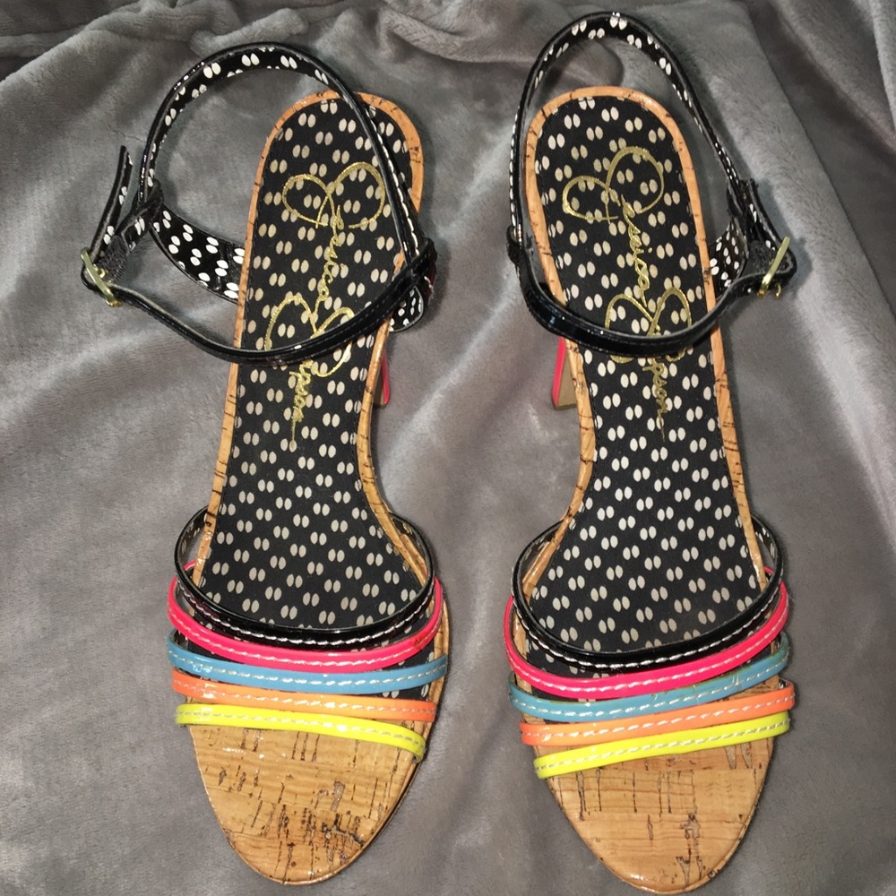 Jessica Simpson platform heels